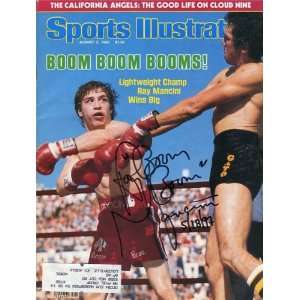  Ray Mancini Autographed/Hand Signed August 1982 Sports 