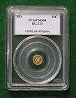 PCGS MS64 BG 223 NDNo Date 25 Cent California Fractional/Pioneer Gold 