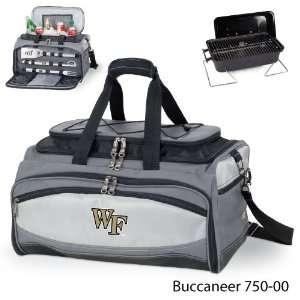   Wake Forest University Embroidered Buccaneer Cooler Grey/Black Sports