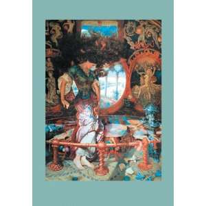 The Lady of Shalott 28x42 Giclee on Canvas 