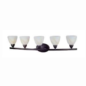  DVI DVP2055ORB OP 5 Light Longbow Bathroom Light