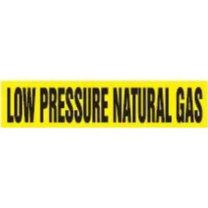 LOW PRESSURE NATURAL GAS   Cling Tite Pipe Markers   outside diameter 