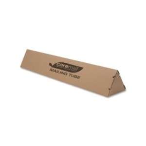  Caremail Triangle Mailing Tube   Brown Kraft   CML1407103 