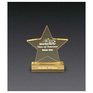    Star Corporate Award Gold Acrylic 5W X5.75T