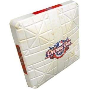   05 2010 Opening Day Game Used Third Base   Game Used MLB Bases Sports