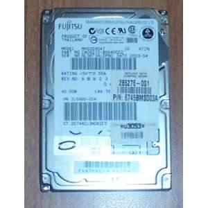  Compaq 285276 001 06 40GB 4200rpm, 2.5 HDD (28527600106 