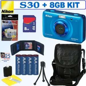 com Nikon COOLPIX S30 10.1 MP Shockproof & Waterproof Digital Camera 
