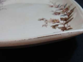   Royal Semi Porcelain Buckingham 72235 Initialed Flower Platter  