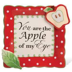  Kaldun & Bogle Apple Of My Eye Apple Square Plate Patio 