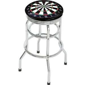  Dart Board Double Ring and Chrome Seat Ring with Swivel 