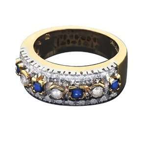  0.67 CT DIAMOND, SAPPHIRE RING Jewelry
