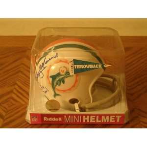   Riddell Throwback Mini Helmet   Miami Dolphins
