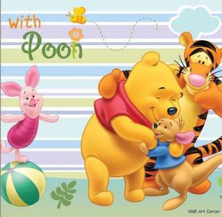 Winnie the Pooh Nursery Wall Border Art Sticker Decal  