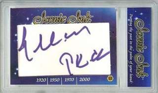 Gregory Peck Signed Iconic Ink Autograph GAI 1/1 Card  