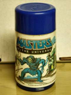 1983 MASTERS OF THE UNIVERSE  plastic thermos C 8  
