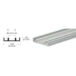  CRL Satin Anodized Aluminum Lower Track Extrusion by CR 