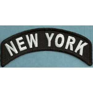  NEW YORK STATE ROCKER Embroidered NEW Biker Vest Patch 