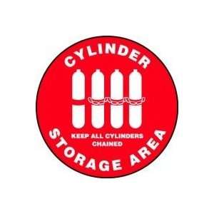   , Red   17, CYLINDER STORAGE KEEP ALL CYLINDERS CHAINED (W/ GRAPHIC