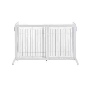 New   Freestanding Pet Gate HS White 28.3 by Richell 