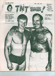 1980 WRESTLING TNT TIMES NEWSLETTER #184 BACKLUND THESZ  