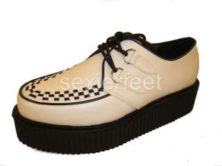 Wht Pu Basic Veggie Creeper Shoe. Color White Pu