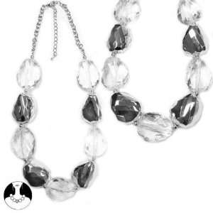   NECKLACE NECKLACE PLASTIC WINTER WOMEN CRYSTAL TRANSPARENCY FASHION