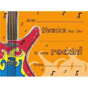  Rock On Fill In Thank You Cards 