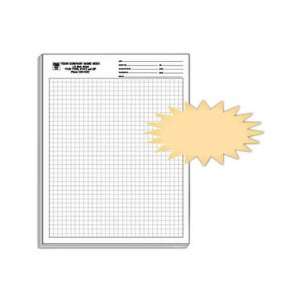  Calculating graph paper pad, 50 sheets per pad. Office 