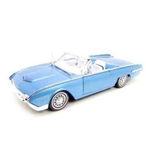  1962 Ford Thunderbird Convt Blue 118 Diecast Model Toys 