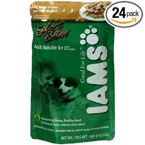 Iams Dog Select Bites with Turkey in Gravy, 5.3 Ounce (Pack of 24 