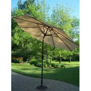   Market Umbrella With Crank / Tilt System Patio, Lawn & Garden