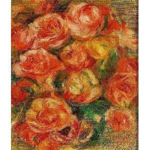   name A Bowlful of Roses, by Renoir PierreAuguste