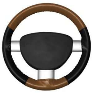   Genuine Leather Steering Wheel Cover   Tan   Size C