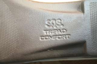 140 SAS Leather Slip On Tripad Loafers Comfy Beige Shoes 8.5N 