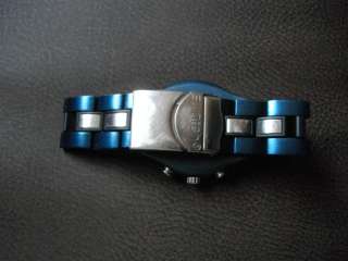 Swatch Swiss Irony Aluminium 4 jewels Water Resistant Blue and Silver 