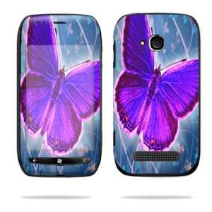   Windows Phone T Mobile Cell Phone Skins Violet Butterfly Cell Phones