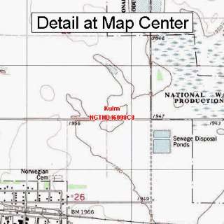   Map   Kulm, North Dakota (Folded/Waterproof)