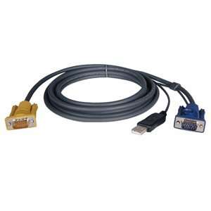  Tripp Lite KVM Cable   HD 15 Male, Type A Male USB   HD 15 