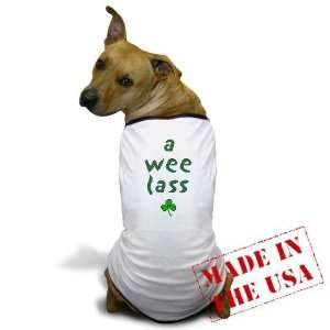  a wee lass Irish Dog T Shirt by 