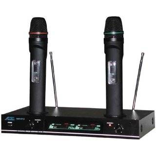   3005 Dual Channel VHF Wireless Microphone System Musical Instruments