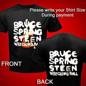 New Bruce Springsteen and the E Street Band Wrecking Ball Tour T Shirt 