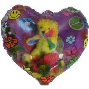   Heart Inflate with 5 Plush Bear Inside Case Pack 96 