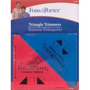 Fons and Porter Triangle Trimmers, 1/2 Square Inch by 1/4 Square Inch 