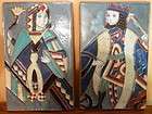 Vintage, Rare, Harris G. Strong Playing Cards Tile Plaques