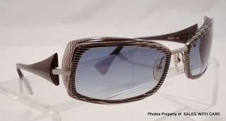 Alain Mikli Paris France Design Sunglasses Black White Pattern FREE 