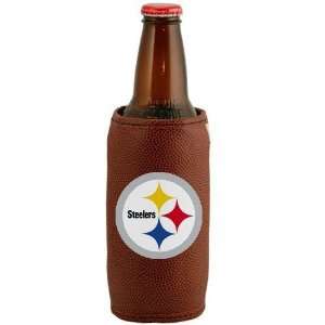  Pittsburgh Steelers Brown Football Bottle Holder Coolie 