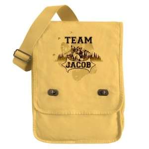   Messenger Field Bag Yellow Twilight Wolf Team Jacob 