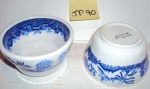 RARE BLUE ORIENTAL JACKSON VINTAGE CHINA CUPS  