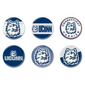  Connecticut UCONN Huskies Buttons