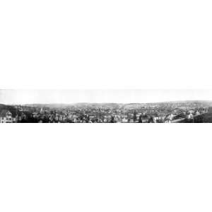  PANORAMA OF WATERBURY CONNECTICUT 1913 